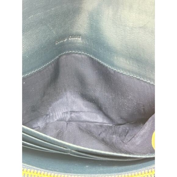 Miu Miu Hunter Green Croc Embossed Leather Wallet! Long Wallet! EXCELLENT Cond - Picture 10 of 16